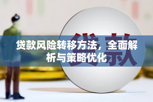 繁昌贷款风险转移方法，全面解析与策略优化