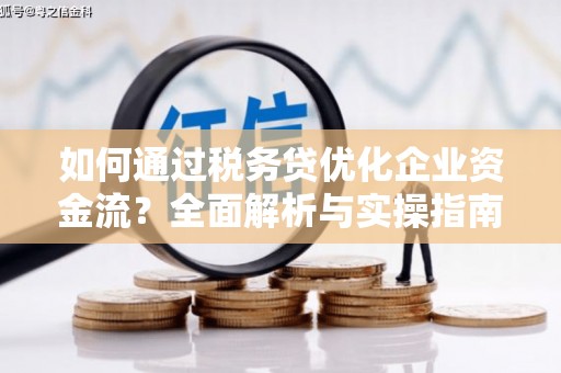 繁昌如何通过税务贷优化企业资金流？全面解析与实操指南