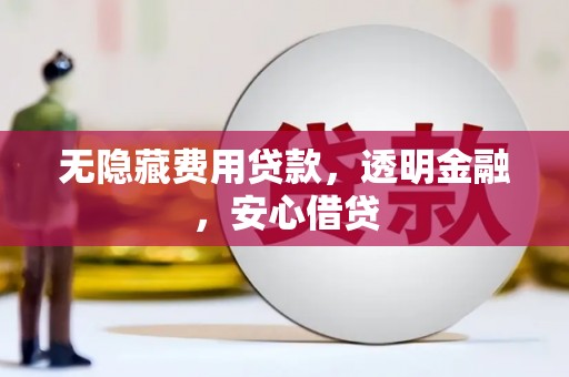 繁昌无隐藏费用贷款，透明金融，安心借贷