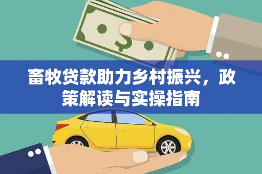 繁昌畜牧贷款助力乡村振兴，政策解读与实操指南