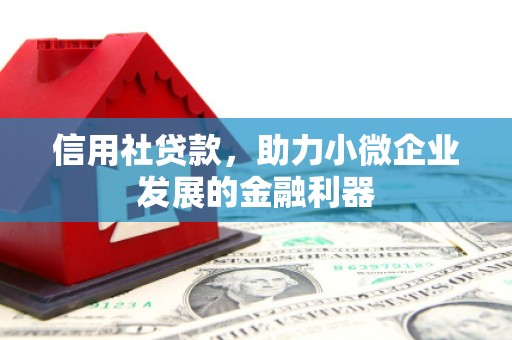 繁昌信用社贷款，助力小微企业发展的金融利器