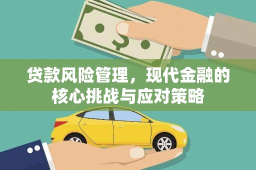 繁昌贷款风险管理，现代金融的核心挑战与应对策略