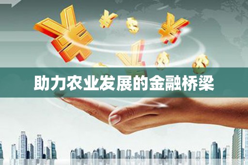 繁昌助力农业发展的金融桥梁