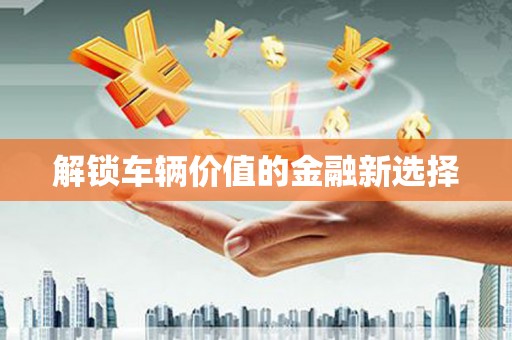 繁昌解锁车辆价值的金融新选择