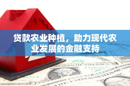 繁昌贷款农业种植，助力现代农业发展的金融支持
