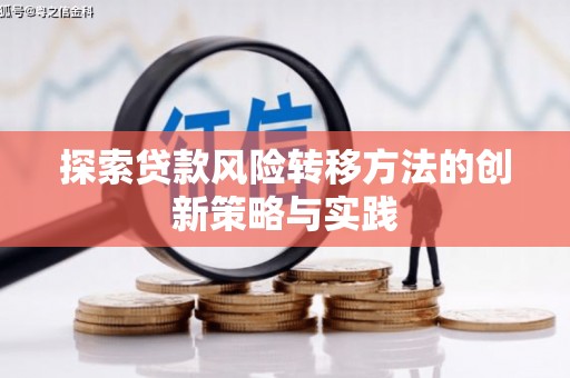繁昌探索贷款风险转移方法的创新策略与实践
